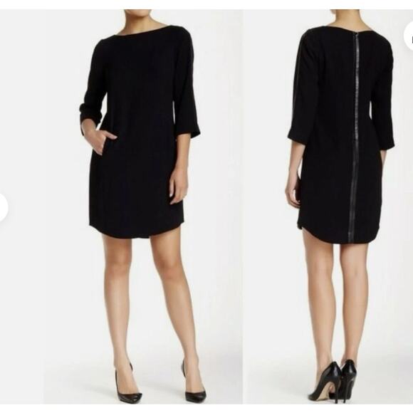 Vince Dresses & Skirts - Vince Black Shift Dress with Pockets - Size 10